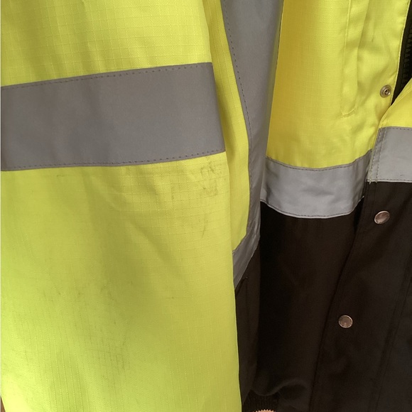 ML KISHIGO RIPSTOP SAFETY BOMBER JACKET JS130 Sz 5X EUC - Picture 5 of 9